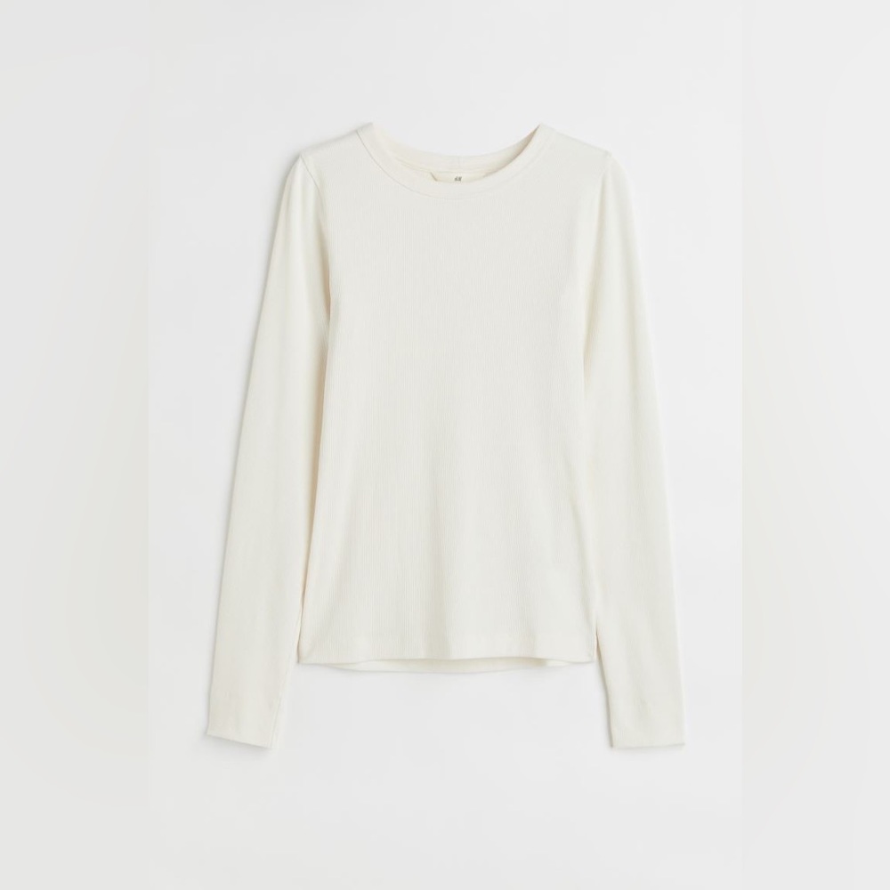 H&M Women’s Ribbed Long Sleeve Top